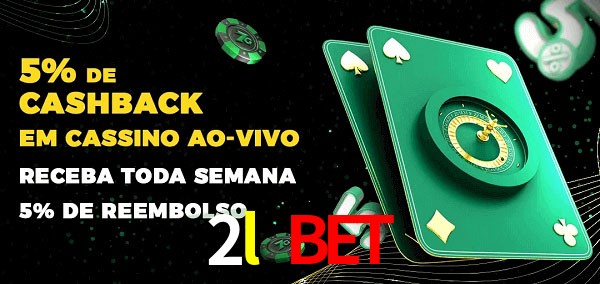 Promoções do cassino ao Vivo 2l bet